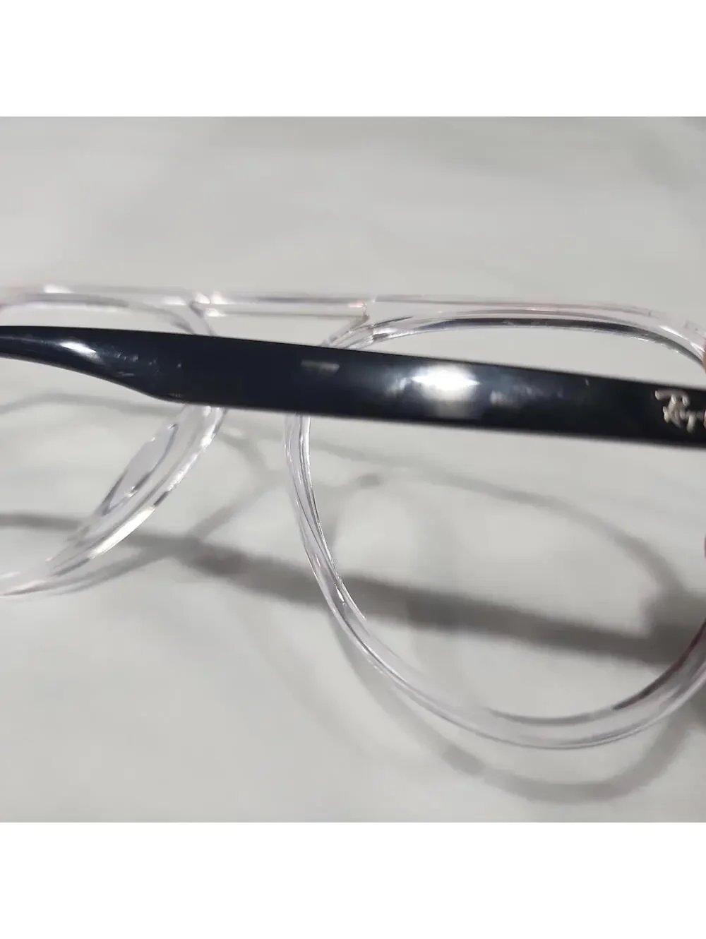 Ray-Ban RB4375 Clear Black Sunglasses Frame Only Read